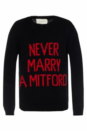 'never marry a mitford' sweater, zdjęcie 1 'never marry a mitford' sweater od Gucci